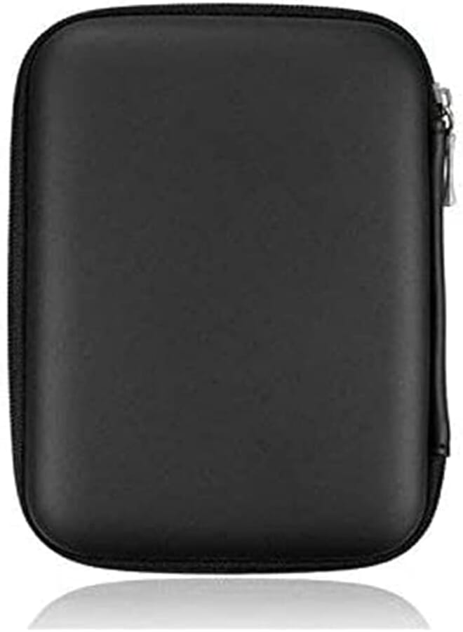 2.5 Inch USB External WD HDD Hard Disk Drive Protect Hand Carry Case Cover Pouch, Black